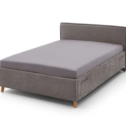 Kofferbett Ollie | 120 x 200 cm | Design Grau