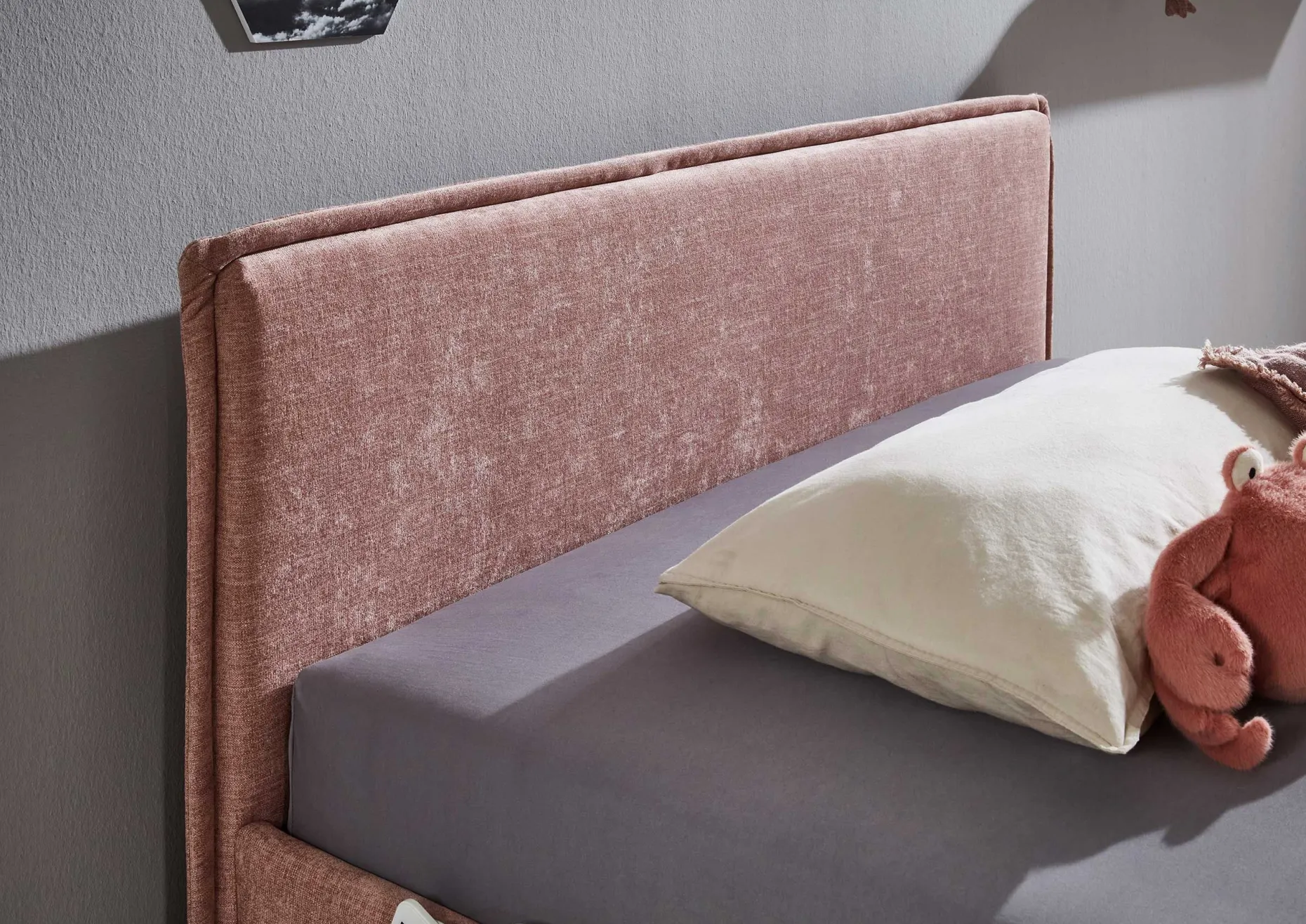 Kofferbett Ollie | 90 x 200 cm | Rosa Design