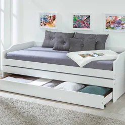 Kojenbett Lothar 90x200 cm - white wash