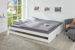 Kojenbett Lothar 90x200 cm - white wash