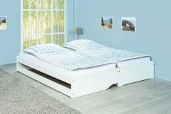 Kojenbett Lothar 90x200 cm - white wash