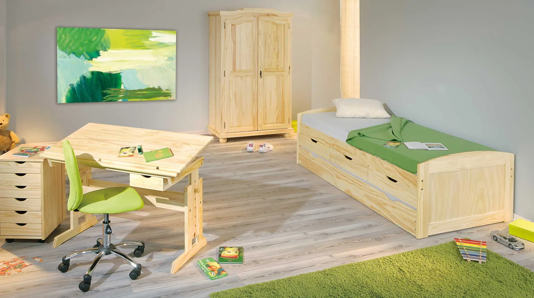 Kojenbett Thomas 90x200 - Massivholz