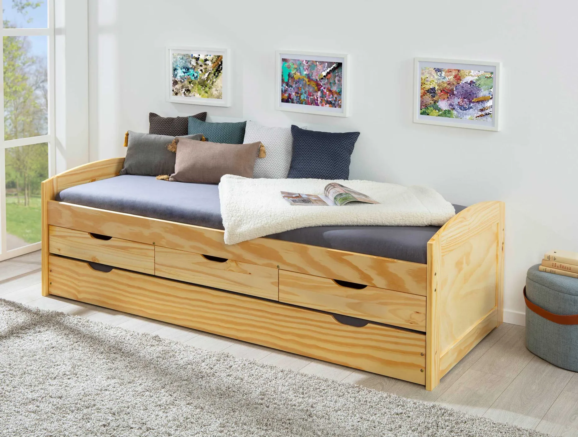 Kojenbett Thomas 90x200 - Massivholz
