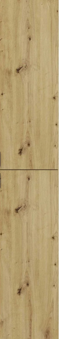 Kombination Kleiderschrank Projekt X Emob - Artisan Oak - 212x193x34 cm - Spiegel