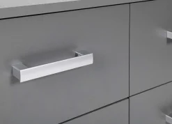 Kommode Eden 122cm 6 Schubladen - graphitgrau
