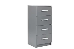 Kommode Eden 4 Schubladen - graphitgrau