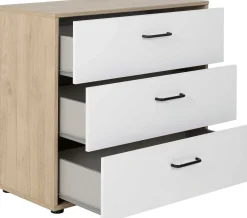Kinder Gautier - Diagone Kommode Erwan | 81 x 40 x 74 cm | Châtaignier Design