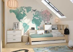 Kinder Gautier - Diagone Kommode Erwan | 81 x 40 x 74 cm | Châtaignier Design