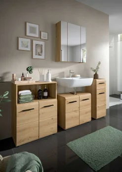 Kommode Ice Xonox - 3 Schubladen Artisan Oak - 30x80x30 cm