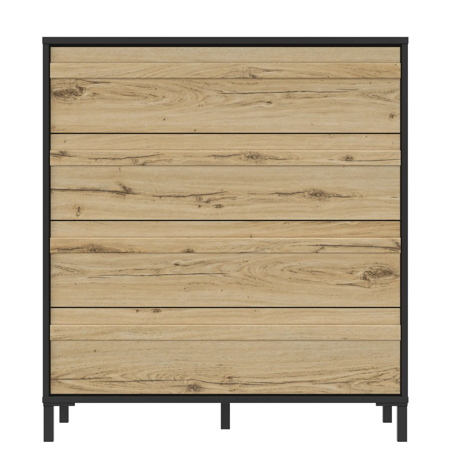 Kommode Mimizan | 94 x 45 x 104 | Helvezia Oak Design