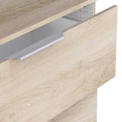 Kommode Spectre - 151x41x81cm - 6 Schubladen - Eiche Dekor