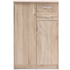 Kommode Ultima 74cm mit 2 Türen und 2 Schubladen - Sonoma Eiche