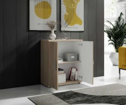 Kommode Viviane 60cm mit 2 Türen - Eiche