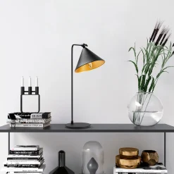Emob Konika Tischlampe | METALLGEHÄUSE | , Antik