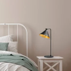 Emob Konika Tischlampe | METALLGEHÄUSE | , Antik