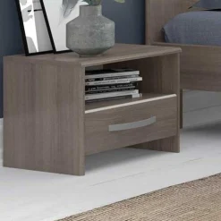 Konsole Evo mit Schublade - Nussbaum