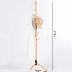 Emob Exclusive Kool Kleiderständer - 59x173cm - Bambusholz