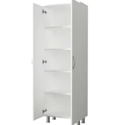 Lagerschrank Arizona - 59x31x161cm - 2 Türen - weiß