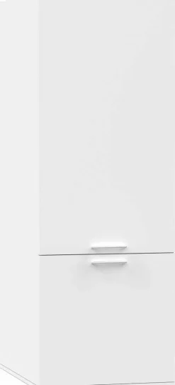 Lagerschrank Linea - 50x67x142cm - 2 Türen - weiß