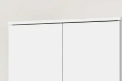 Lagerschrank Ray 60cm mit 2 Türen und 4 Einlegeböden - weiß