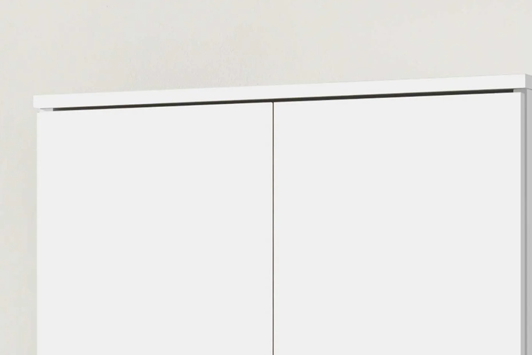 Lagerschrank Ray 60cm mit 2 Türen und 4 Einlegeböden - weiß