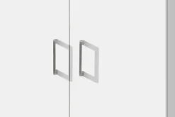 Lagerschrank Ray 60cm mit 2 Türen und 4 Einlegeböden - weiß