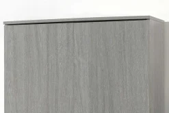 Lagerschrank Ray 80cm mit 2 Türen und 4 Einlegeböden - Eiche grau