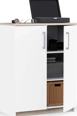 Lagerschrank Watson 73x41x95cm - 2 Türen - weiß