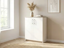 Lagerschrank Watson 73x41x95cm - 2 Türen - weiß