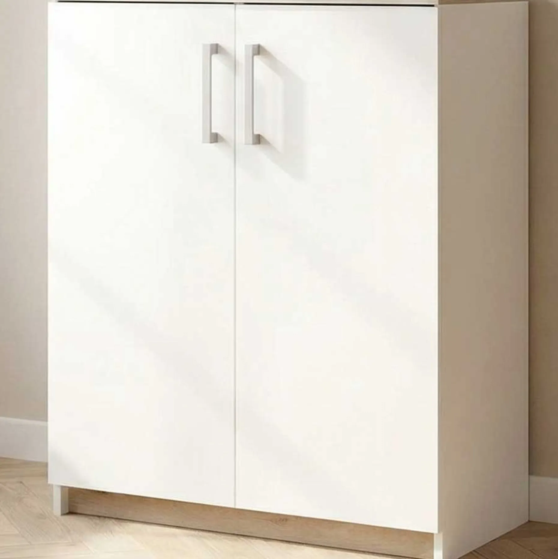 Lagerschrank Watson 73x41x95cm - 2 Türen - weiß
