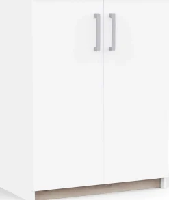 Lagerschrank Watson 73x41x95cm - 2 Türen - weiß