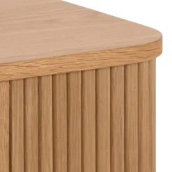 Langley Nachttisch mit Ablage - Eichenfurnier
