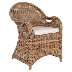House Nordic Larisa Gartenstuhl - Kubu/ | Rattan und Stahl