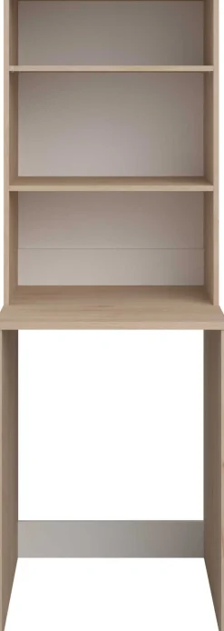 Laundry Waschmaschinenschrank - 65x60x184cm - mit 2 Einlegeböden - Eiche Dekor