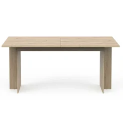 CBA Leda Ausziehbarer Esstisch - 160/200x90x74cm - Eiche Dekor