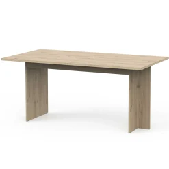 CBA Leda Ausziehbarer Esstisch - 160/200x90x74cm - Eiche Dekor