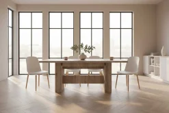 Hela Lianna Esstisch 160/320x90 cm-Eiche sand