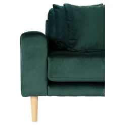 House Nordic Lido Ecksofa rechts - 290x170x76cm - dunkeler Samt