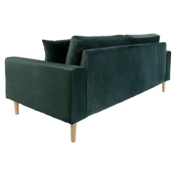 House Nordic Lido 2.5 Sitzer Sofa in dunkelem Samt