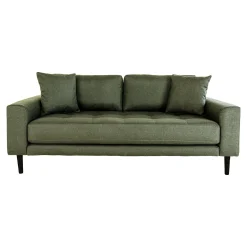 House Nordic Lido 2,5 Sitzer Sofa - Oliv mit Kissen