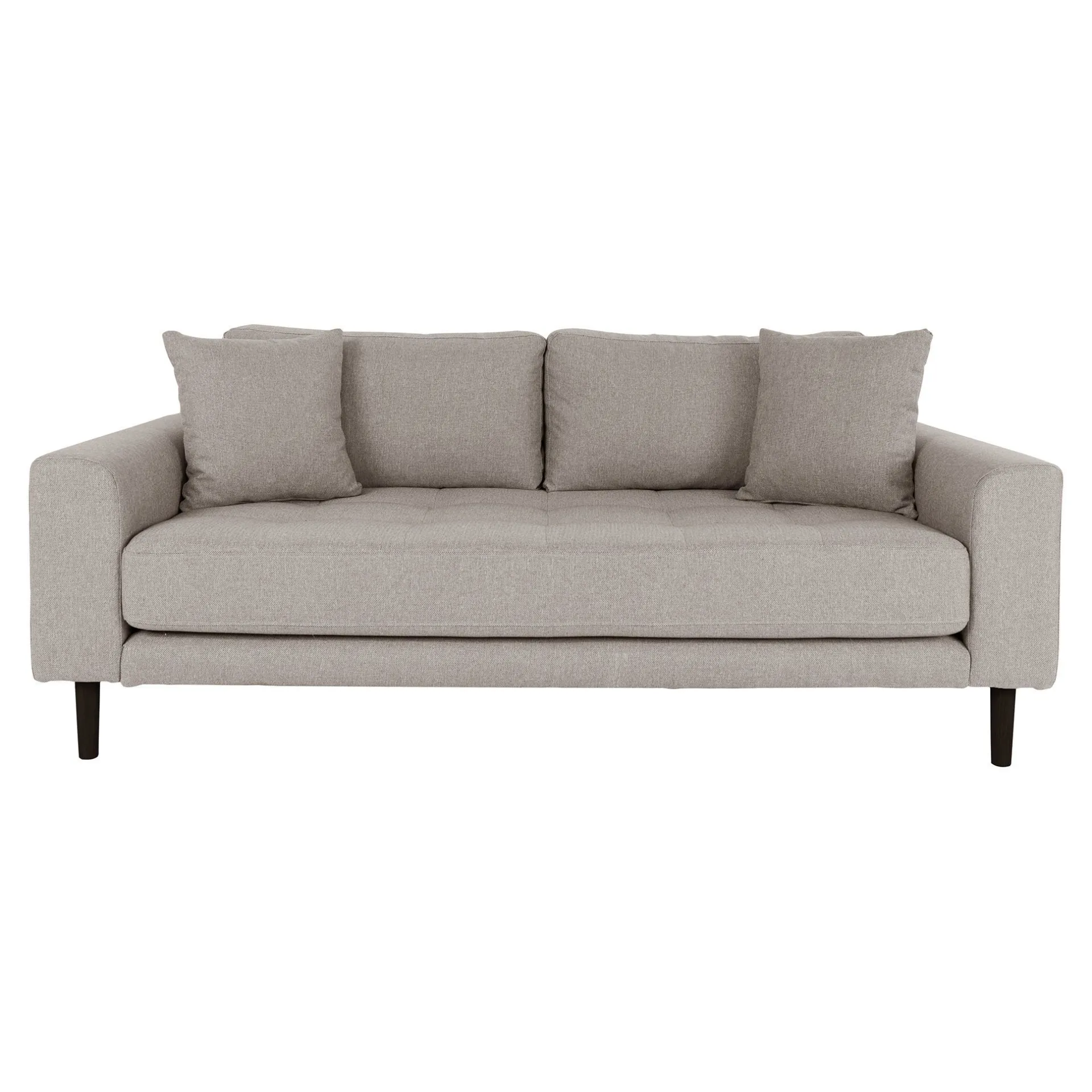 House Nordic Lido 2,5 Sitzer Sofa - Stein mit 2 Kissen
