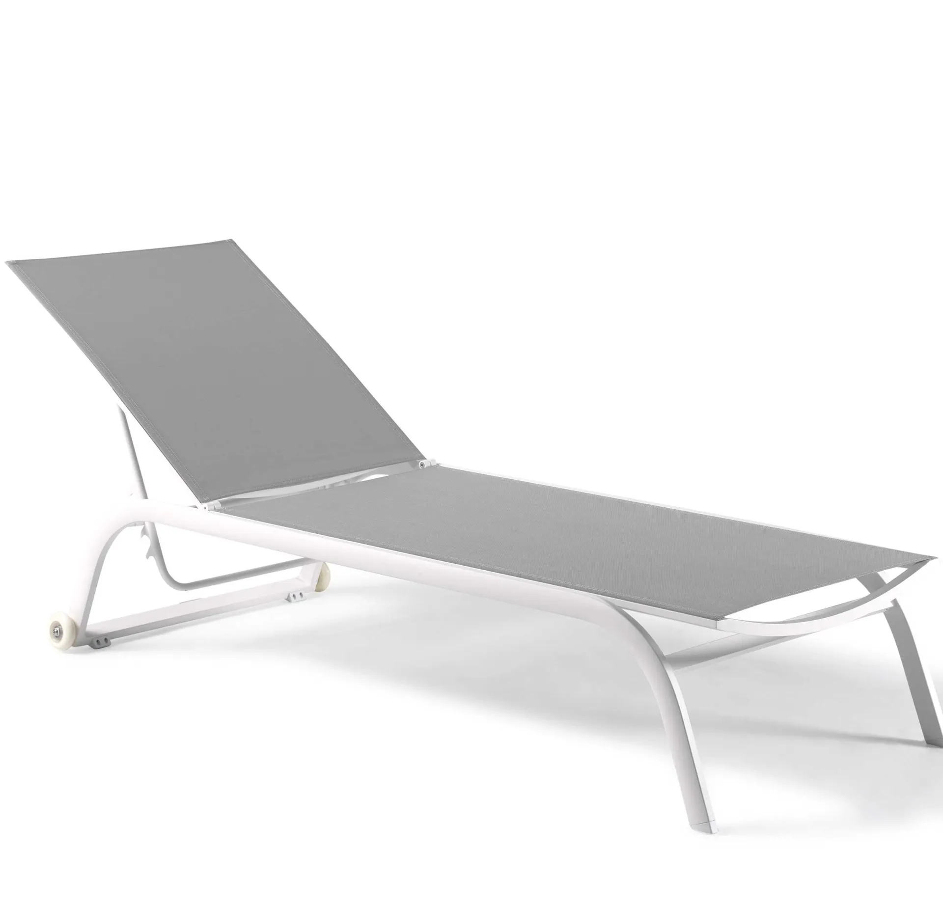 Gescova Liege Ebru – Aluminium weiß matt – 71x190cm – silbergrau