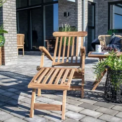 House Nordic Liegestuhl Arrecife Teak - Natur
