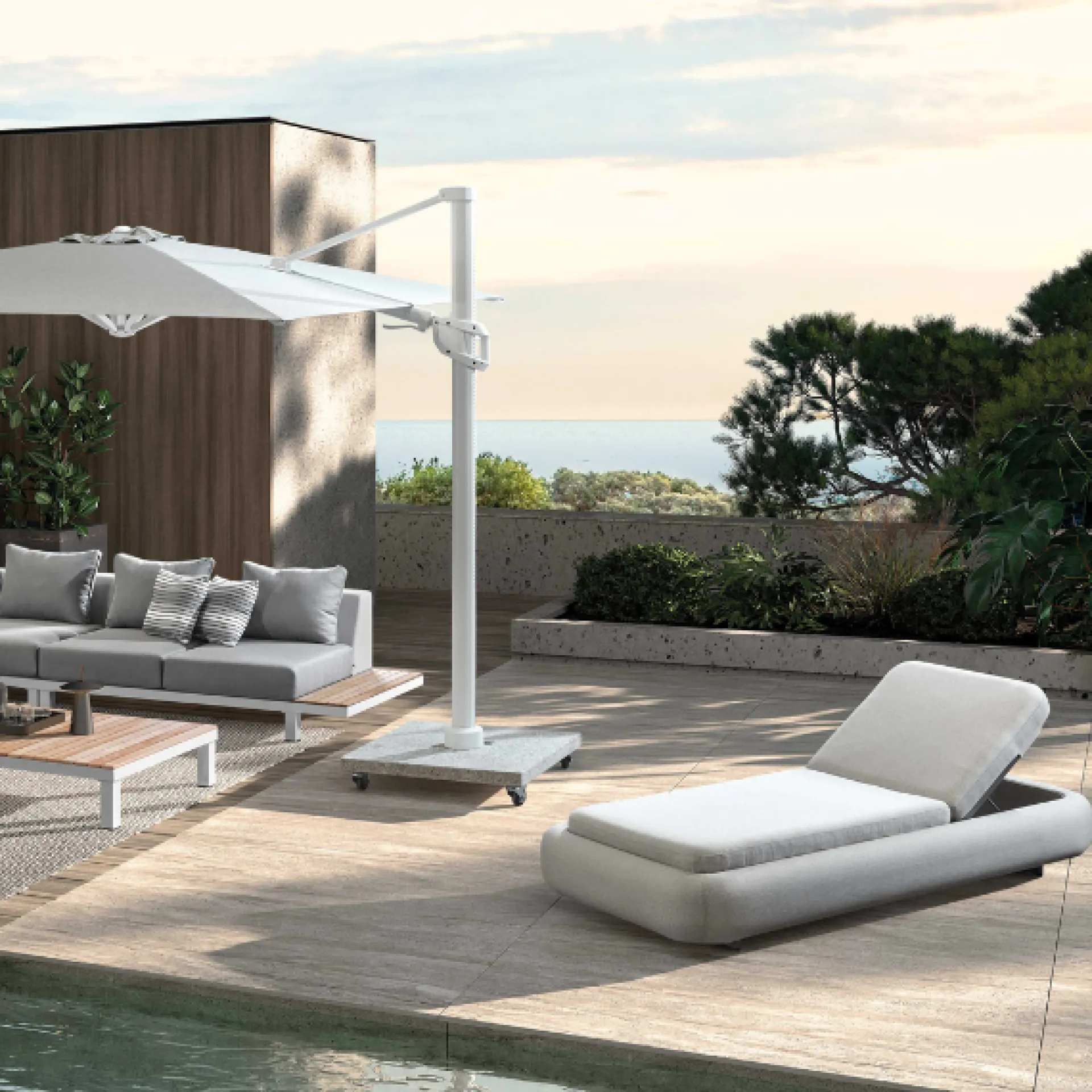 Gescova Liege Trieste - Aluminium anthrazit, Stoff , verstellbar