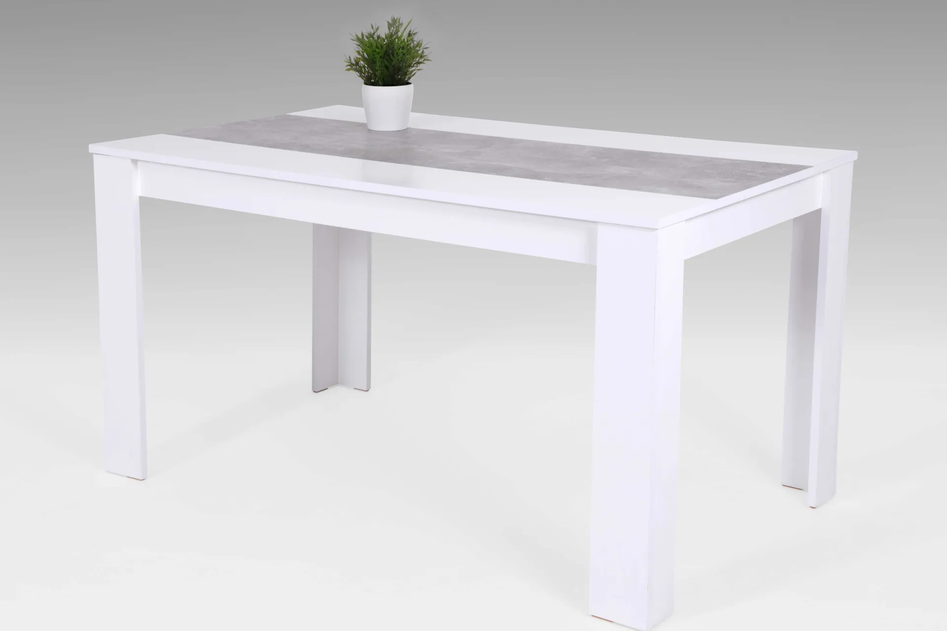 Hela Lillie Esstisch 140x80 cm-/Beton