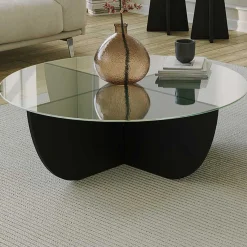 Emob Lily Couchtisch | GEHÄRTETES GLAS |