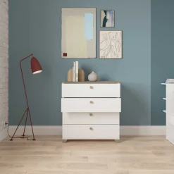 Kinder CBA Liva-Kronberg Kommode Eiche/Matt