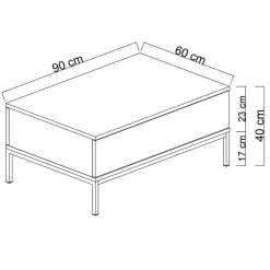 Emob Lord Couchtisch | 100 % MELAMIN |