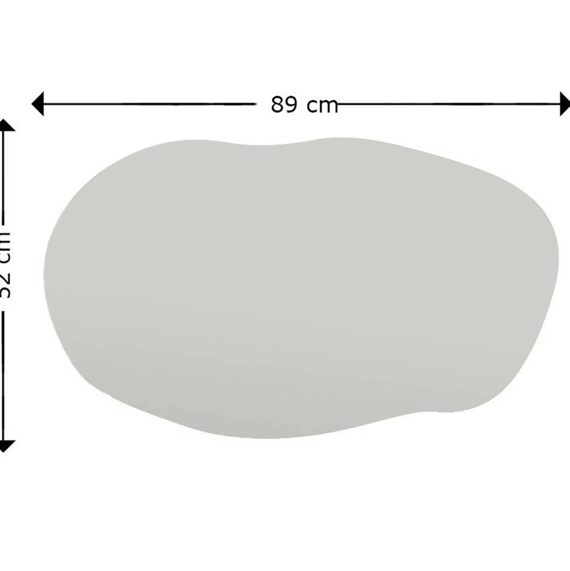 Emob Lossa Spiegel | 100% MDF | Schwarz