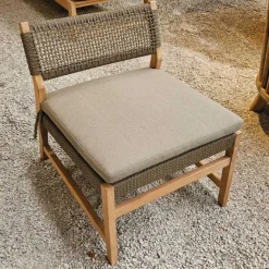 Gescova Lounge-Gartenstuhl Luna – Teakholz 60x69x68 cm